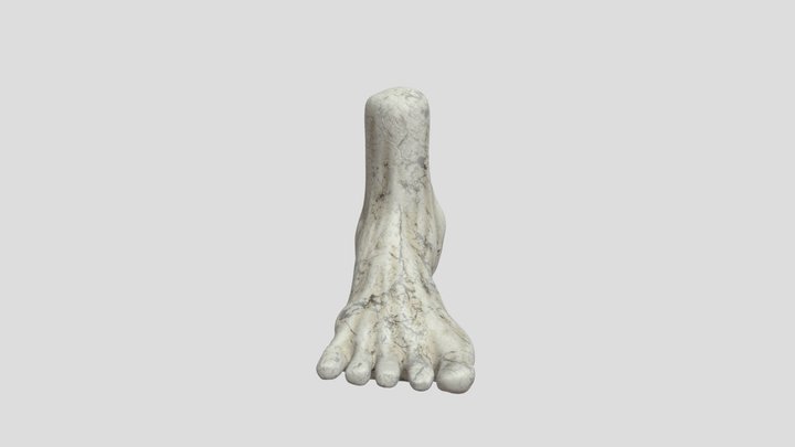 Foot sculpture 3D Model