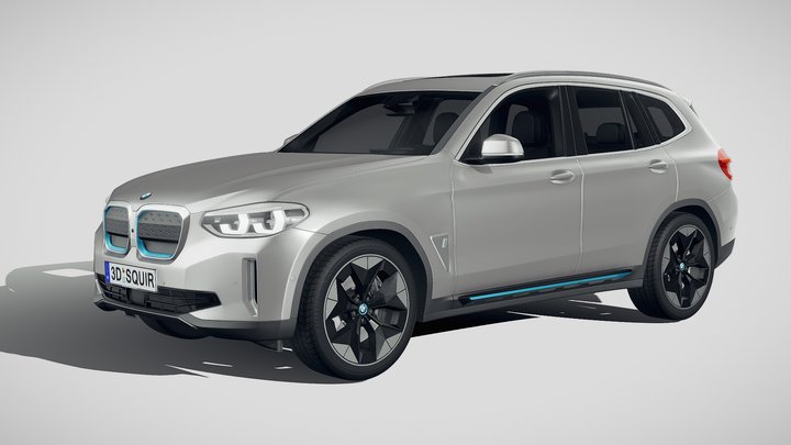 BMW IX3 2021 3D Model