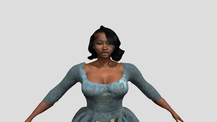 QUEEN PAMELA ABDULLAHI 3D Model