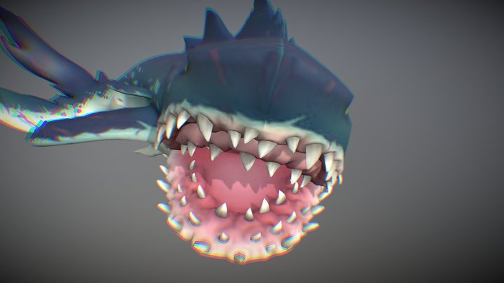 Megalodon_ Sea_ Of_ Thieves 3D Model