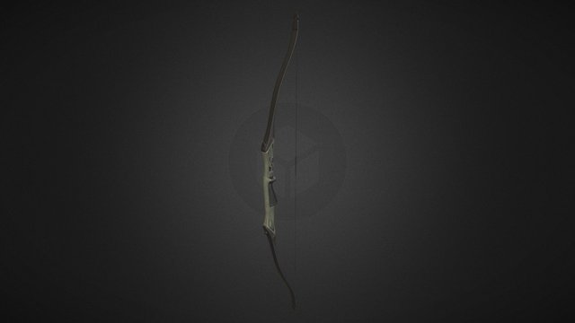 Composite Bow 3D Model