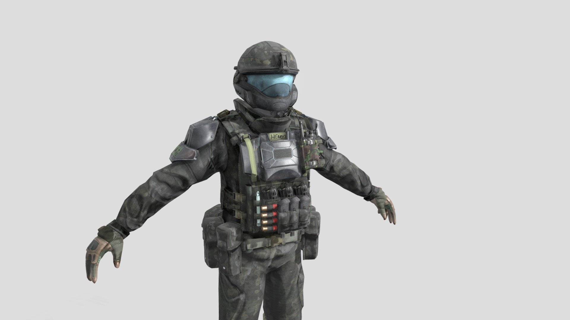 British Odst D Model By Daniel Worden Ee Sketchfab