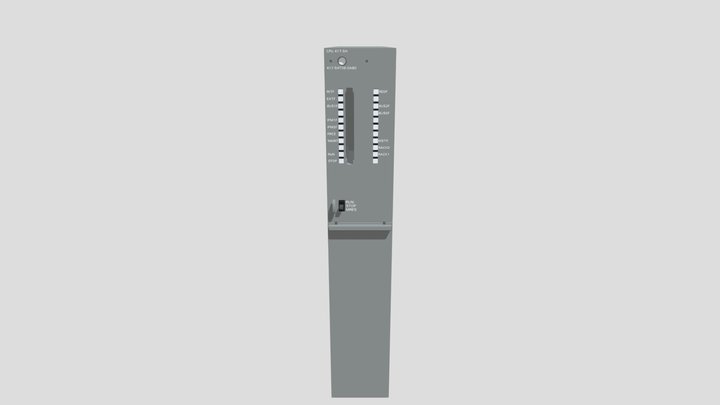 CPU 417-5H PN/DP 6ES7417-5HT06-0AB0 - Analog III 3D Model
