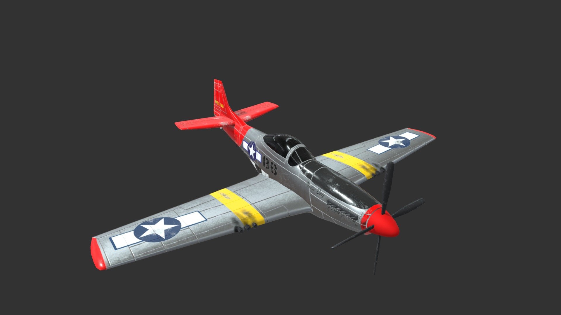 P-51 Mustang - Download Free 3D model by UlissesVinicios [36f0f3e ...