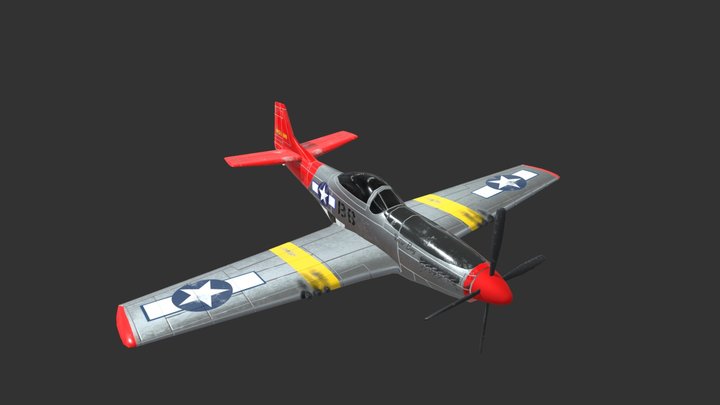 P-51 Mustang 3D Model