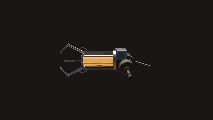 Half Life Gravity Gun 3D Model