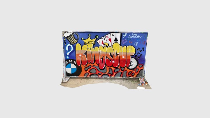 Graffiti Workshop Piece 3D Model