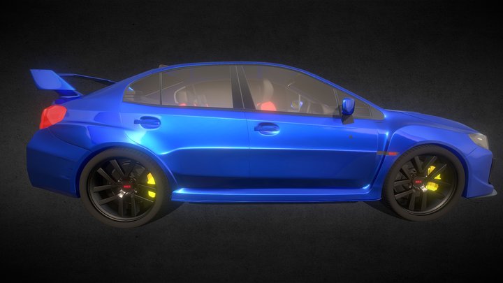 Subaru WRX STI 3D Model