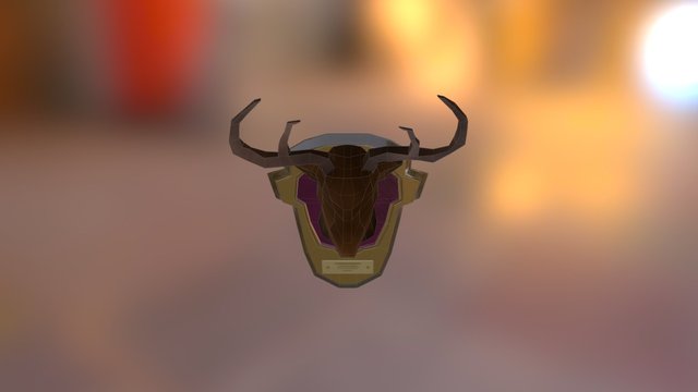Castle Deer Trophy 3D Model
