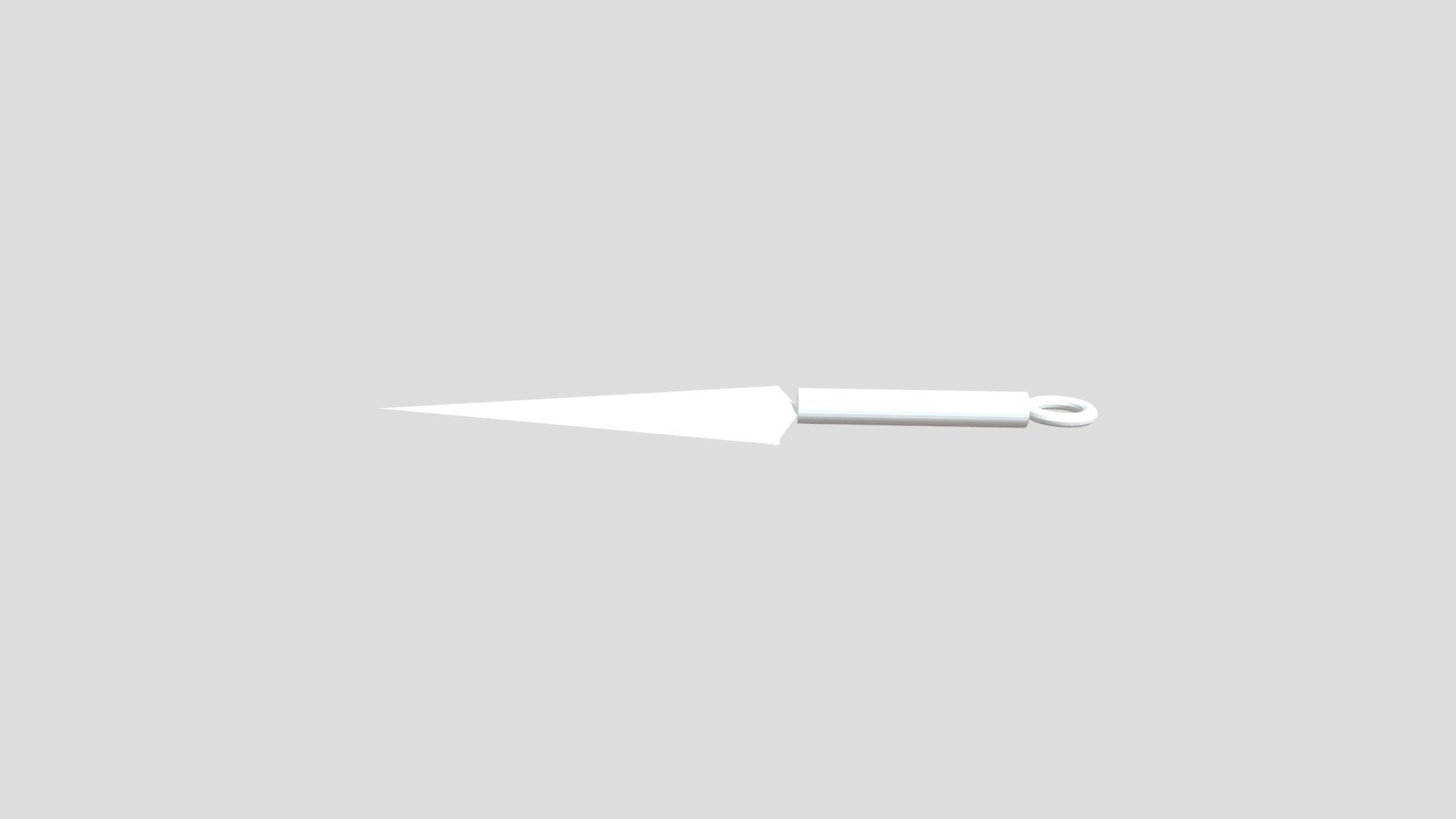 3d Sketchbook1-Kunai Knife