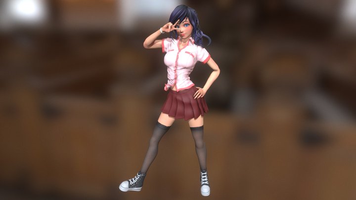 ZB-Girl-1 3D Model