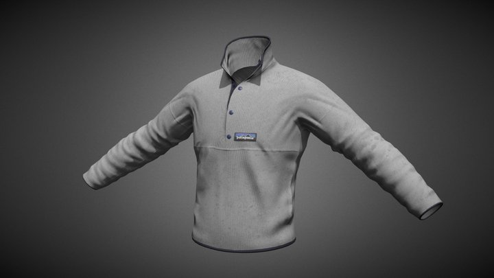 Patagonia Sweater Jacket 3D Model