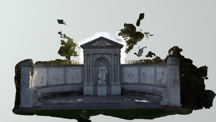 Grillparzer Monument, Vienna 3D Model