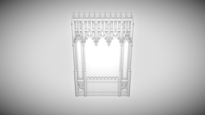 Gothic Pannel 3D Model