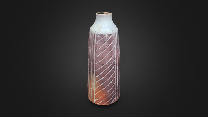 Handmade vase  scanned with DIY Ciclop 3D Model