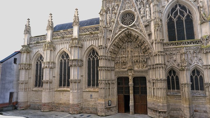 Chapelle Saint- Esprit à Rue (Somme) 3D Model