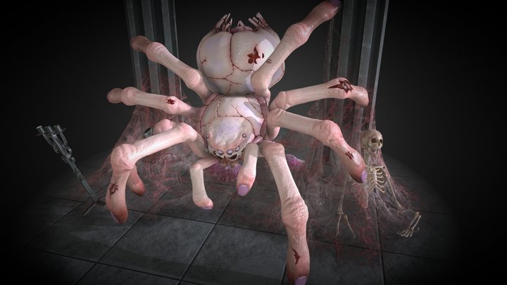 Corpse Widow 3D Model