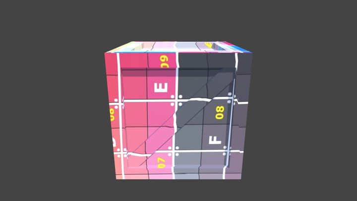 05_UV_Crate 3D Model