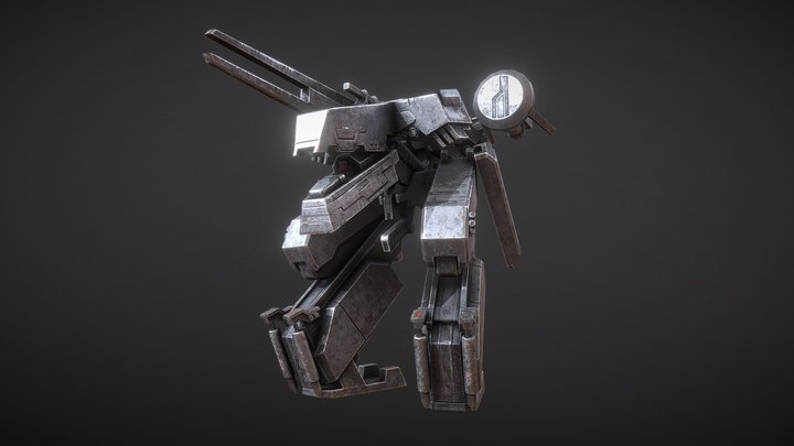 Metal Gear Rex 3D Model