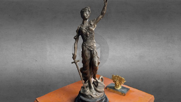 Diosa de la justicia 3D Model
