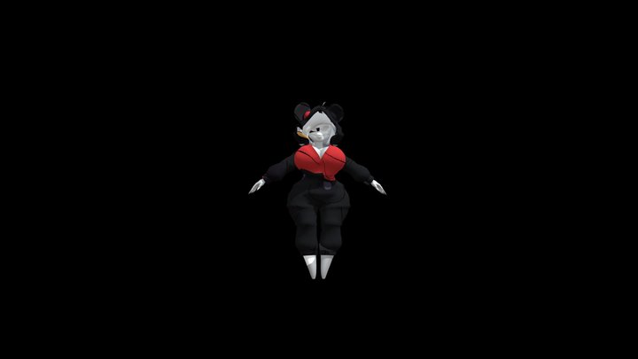 Marie-ver-fnaf-curvy 3D Model