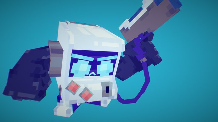 8-Bit: Brawl-Stars 3D Model