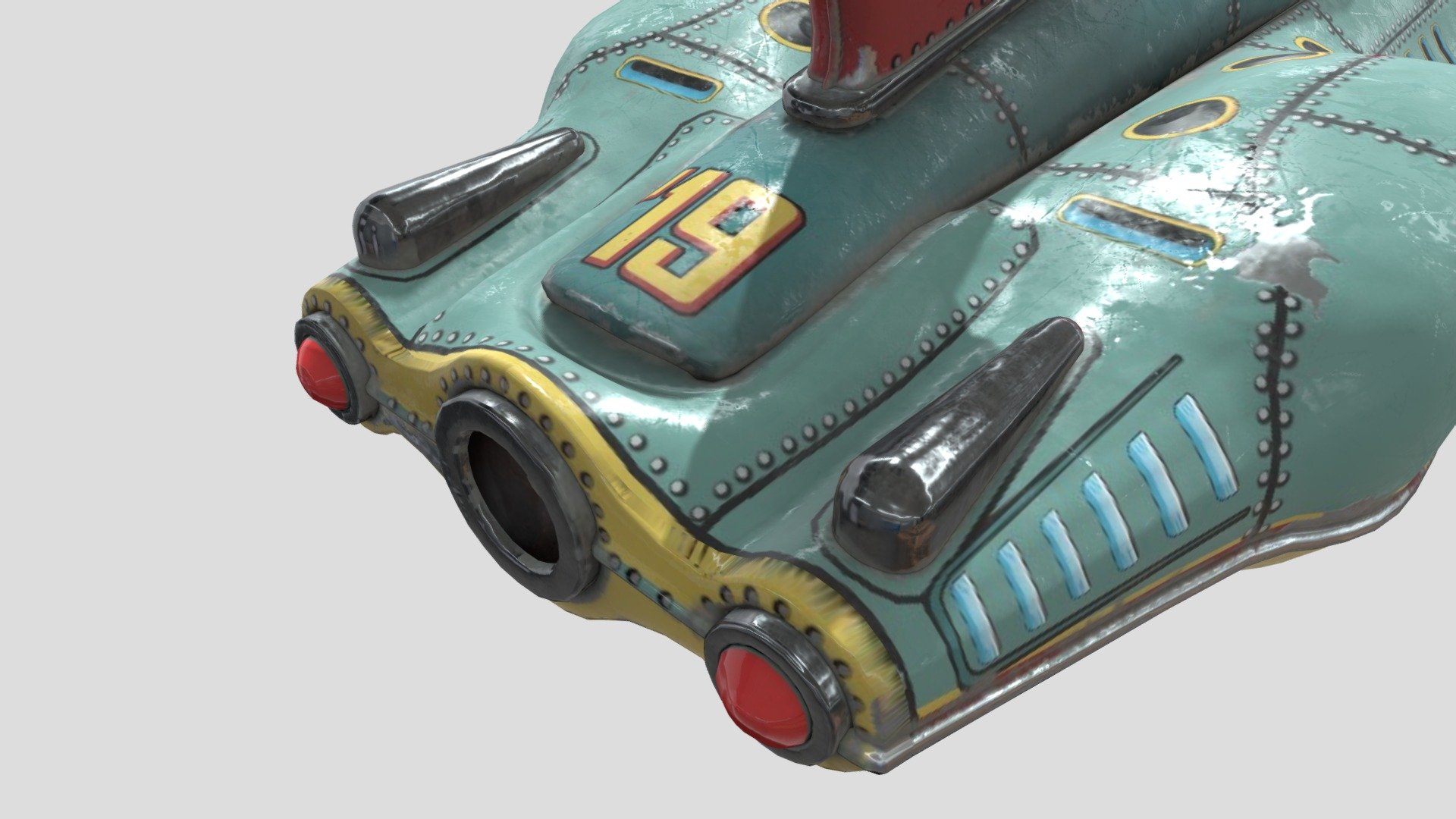 Toy Car test Download Free 3D model by Eric Haines (erich) [36fbb85