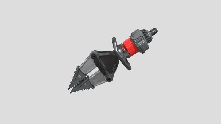 Battery Powered Rescue Spreader Tool 3D Model