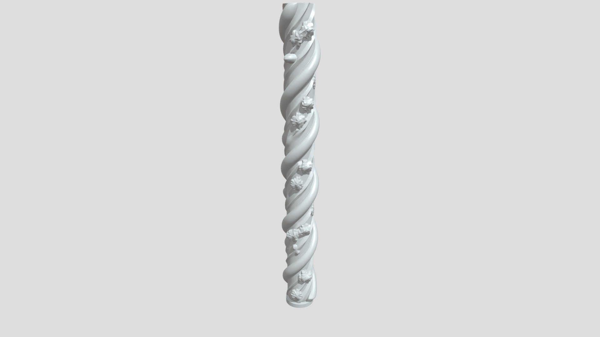 Twisted decorative column - 3D model by juliochandra5 [36fdd50] - Sketchfab