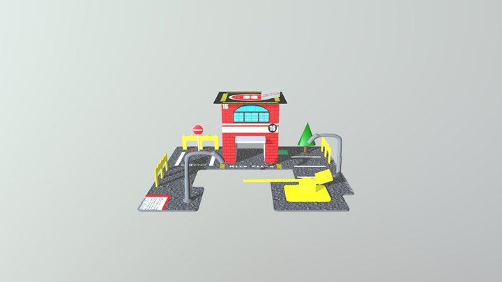 Firestation 3D Model