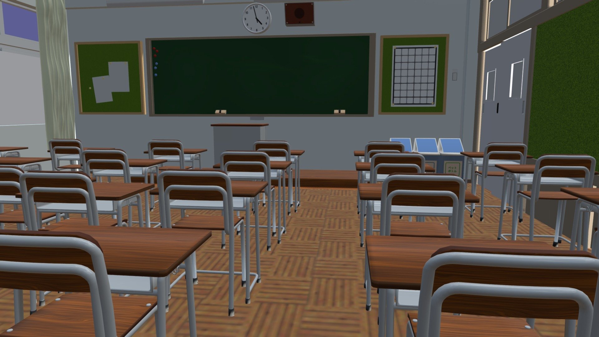 教室(classroom) - 3D Model By Anohito [36fe13e] - Sketchfab