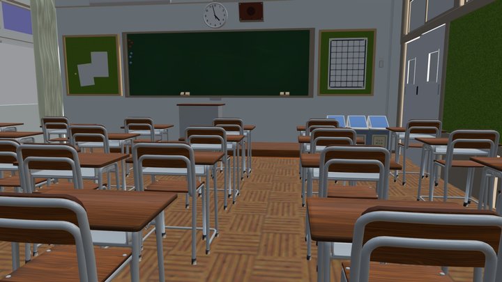 教室(classroom) 3D Model