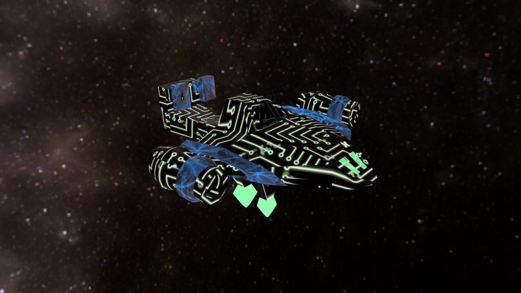 Colorful SpaceCraft