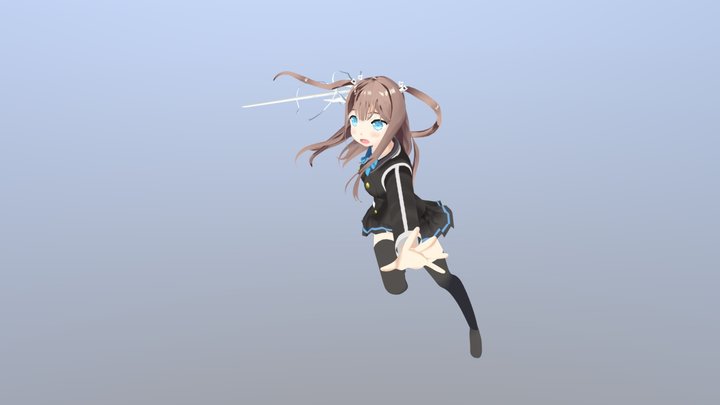 Hinata Miumi 3D Model