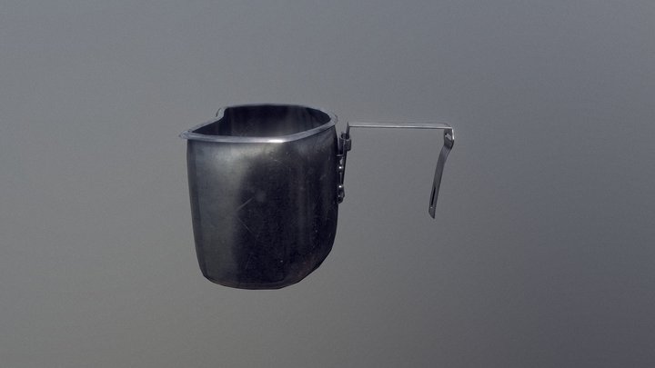 M1910 Canteen Cup 3D Model
