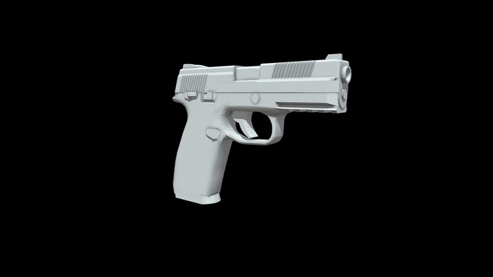 FN FNS 40 3D Model