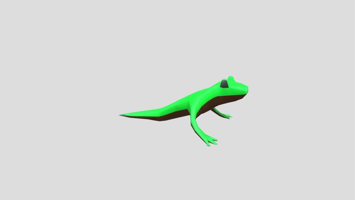 FrogEnemy 3D Model