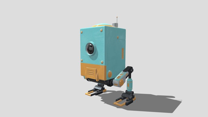 Robot Boy V4 3D Model