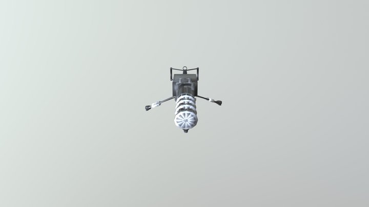Metralhadora 3D Model