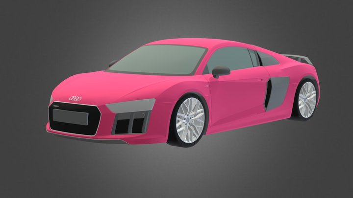 Audi R8 2017 3D Model