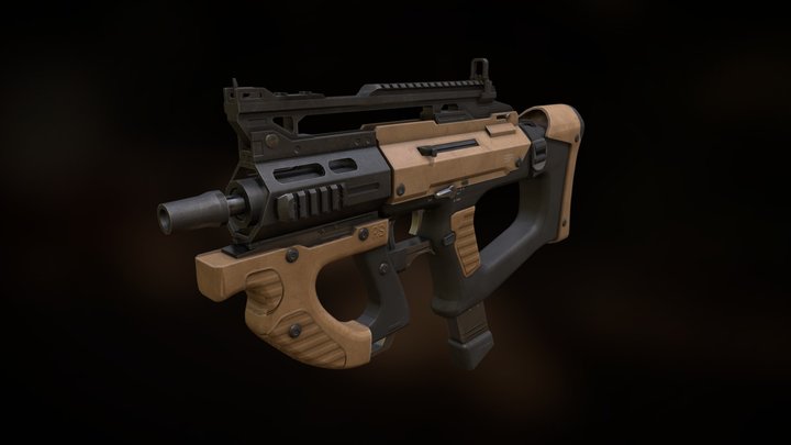 SMG own design for VR project 3D Model