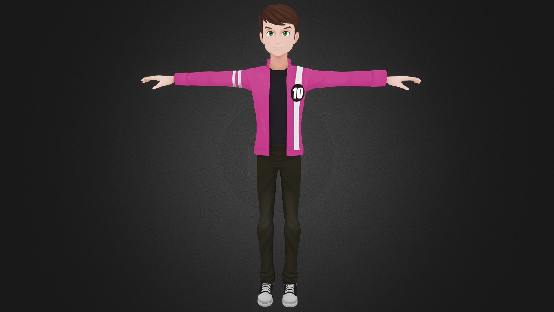 Ben Tennyson (Chaquetrix Version) V1.0 - Download Free 3D model by Omega  Slender (@omega_slender) [37035d1]