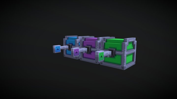 Rarity Crate 3D Model