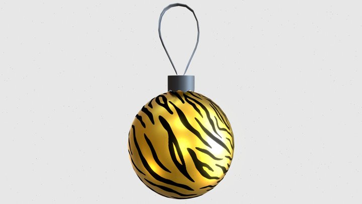 Christmas Tree Bauble 3D Model