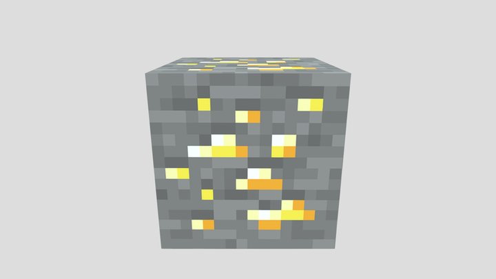 Bloque De Oro De Miguel Antonio Hz 3D Model