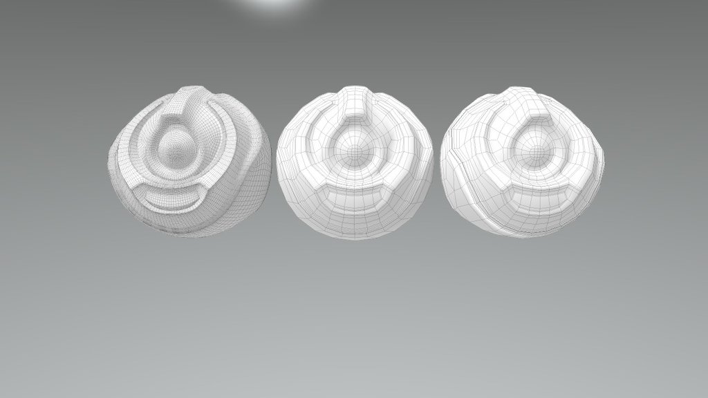 Robo-orb Exercise Retopology
