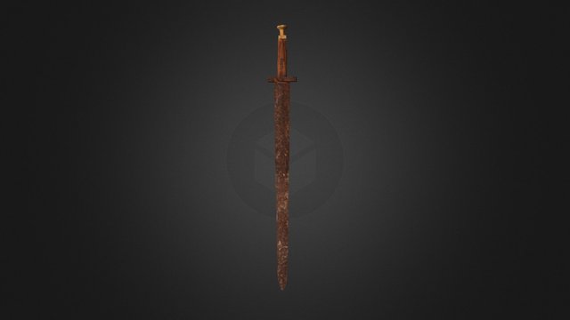 0633 Железный меч 3D Model