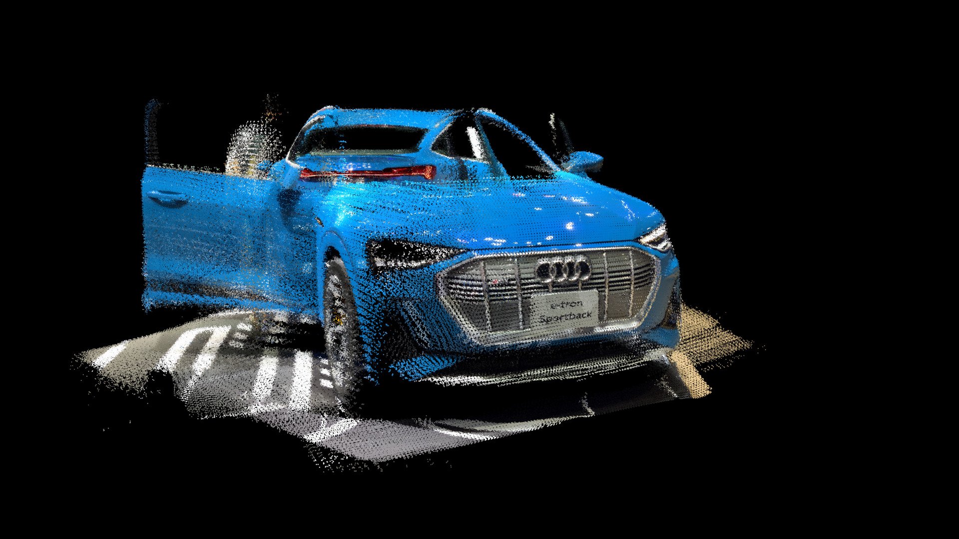 Audi e-tron Sportback lidar scan