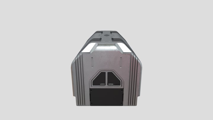 Sci-fi Casket 3D Model