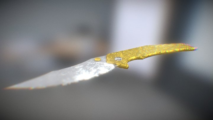 Thresher Knife 3D Model